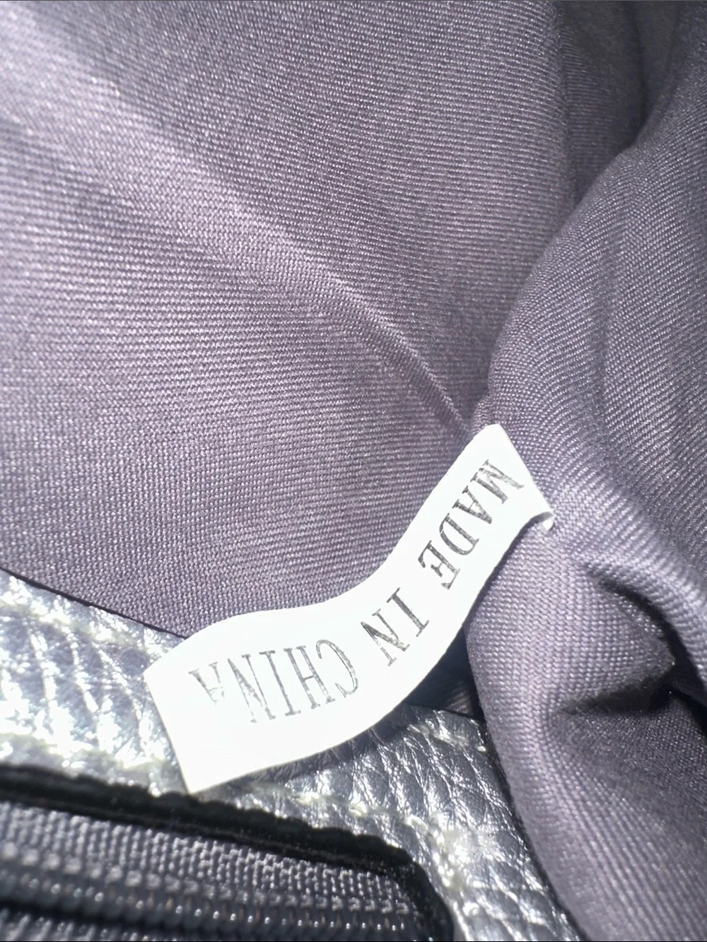 No brand silver metallic